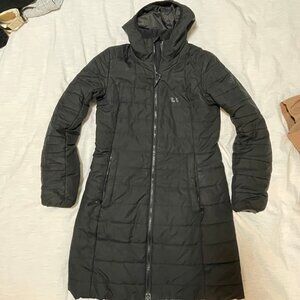 Jack wolfskin Black Long Puffer